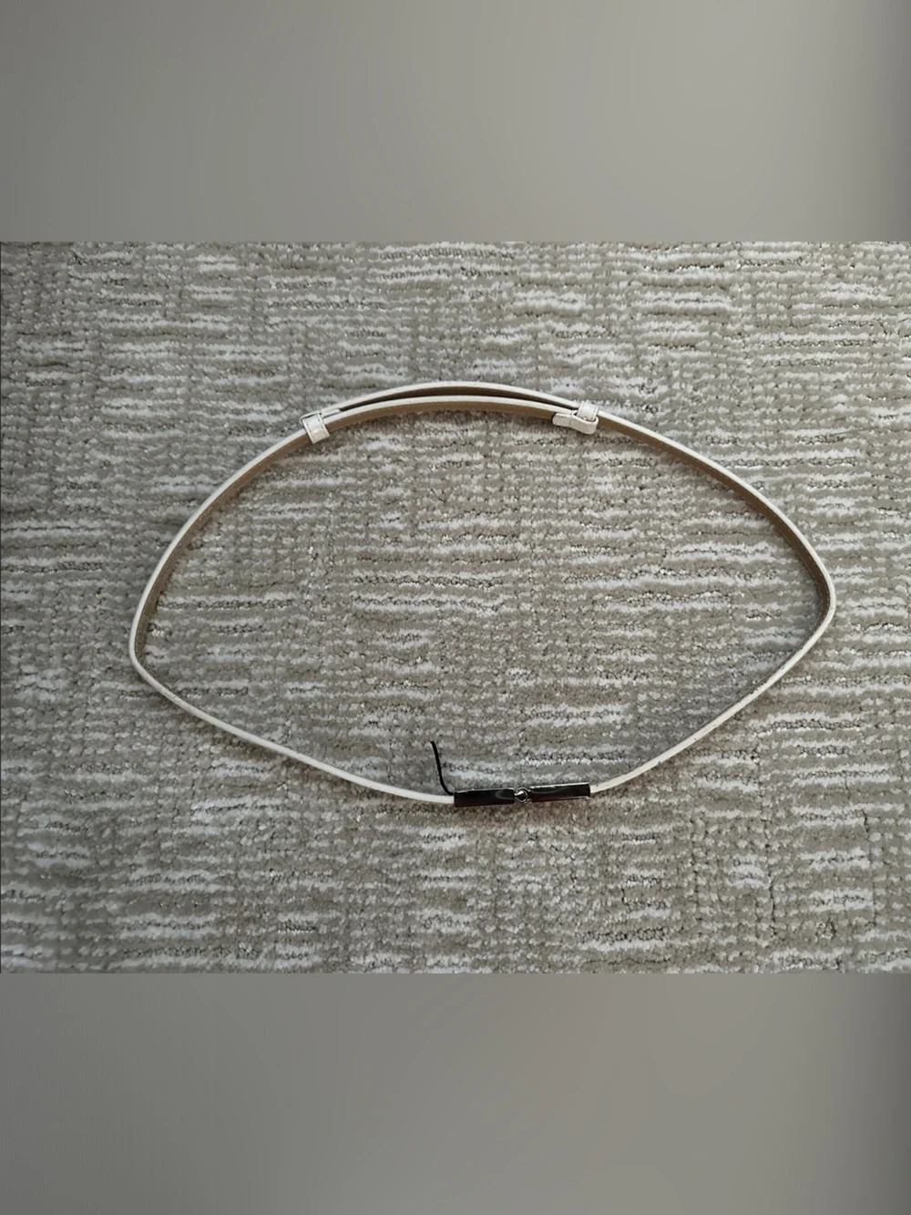 Express Thin adjustable Belt with Silver Magnetic Clasp